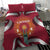 Latvia Bedding Set with Freedom Monument and Doves Graphic – 18 November 1918 Design