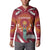 Latvia Button Sweatshirt with Freedom Monument and Doves Graphic – 18 November 1918 Design
