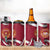 Latvia 4 in 1 Can Cooler Tumbler with Freedom Monument and Doves Graphic – 18 November 1918 Design