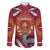 Latvia Family Matching Long Sleeve Bodycon Dress and Hawaiian Shirt with Freedom Monument and Doves Graphic – 18 November 1918 Design
