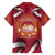 Latvia Family Matching Off Shoulder Short Dress and Hawaiian Shirt with Freedom Monument and Doves Graphic – 18 November 1918 Design