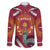 Latvia Family Matching Puletasi and Hawaiian Shirt with Freedom Monument and Doves Graphic – 18 November 1918 Design