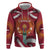 Latvia Hoodie with Freedom Monument and Doves Graphic – 18 November 1918 Design