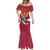 Latvia Mermaid Dress with Freedom Monument and Doves Graphic – 18 November 1918 Design