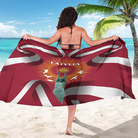 Latvia Sarong with Freedom Monument and Doves Graphic – 18 November 1918 Design