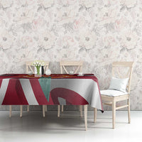 Latvia Tablecloth with Freedom Monument and Doves Graphic – 18 November 1918 Design