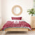 Latvia Bedding Set with National Coat of Arms and Knit Pattern – Three Stars One Heart Design