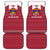 Latvia Car Mats with National Coat of Arms and Knit Pattern – Three Stars One Heart Design