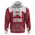 Latvia Hoodie with National Coat of Arms and Knit Pattern – Three Stars One Heart Design