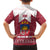Latvia Kid Hawaiian Shirt with National Coat of Arms and Knit Pattern – Three Stars One Heart Design
