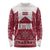 Latvia Long Sleeve Shirt with National Coat of Arms and Knit Pattern – Three Stars One Heart Design