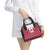 Latvia Shoulder Handbag with National Coat of Arms and Knit Pattern – Three Stars One Heart Design