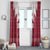 Latvia Window Curtain with National Coat of Arms and Knit Pattern – Three Stars One Heart Design