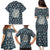 Latvia Family Matching Puletasi and Hawaiian Shirt with Margrietina Daisy and Ethnic Pattern – Latvia in Bloom Floral Design