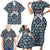 Latvia Family Matching Short Sleeve Bodycon Dress and Hawaiian Shirt with Margrietina Daisy and Ethnic Pattern – Latvia in Bloom Floral Design