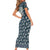 Latvia Family Matching Short Sleeve Bodycon Dress and Hawaiian Shirt with Margrietina Daisy and Ethnic Pattern – Latvia in Bloom Floral Design