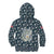 Latvia Kid Hoodie with Margrietina Daisy and Ethnic Pattern – Latvia in Bloom Floral Design