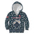 Latvia Kid Hoodie with Margrietina Daisy and Ethnic Pattern – Latvia in Bloom Floral Design