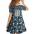 Latvia Kid Short Sleeve Dress with Margrietina Daisy and Ethnic Pattern – Latvia in Bloom Floral Design