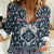 Latvia Women Casual Shirt with Margrietina Daisy and Ethnic Pattern – Latvia in Bloom Floral Design