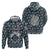 Latvia Zip Hoodie with Margrietina Daisy and Ethnic Pattern – Latvia in Bloom Floral Design