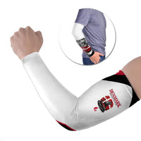 Personalized Denmark Viking Heritage Arm Sleeves Nordic Nyhavn Cityscape With Grunge Flag And Longship Art