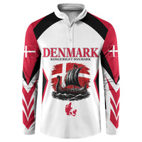 Personalized Denmark Viking Heritage Button Sweatshirt Nordic Nyhavn Cityscape With Grunge Flag And Longship Art