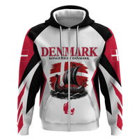 Personalized Denmark Viking Heritage Hoodie Nordic Nyhavn Cityscape With Grunge Flag And Longship Art
