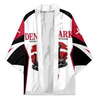 Personalized Denmark Viking Heritage Kimono Nordic Nyhavn Cityscape With Grunge Flag And Longship Art