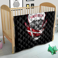 Personalized Denmark Viking Heritage Quilt Nordic Nyhavn Cityscape With Grunge Flag And Longship Art