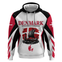 Personalized Denmark Viking Heritage Zip Hoodie Nordic Nyhavn Cityscape With Grunge Flag And Longship Art