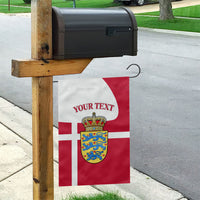 Personalized Denmark Coat Of Arms Garden Flag Danish Flag Heritage Graphic With Crown Symbolism