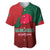 Bangladesh Baseball Jersey with National Flag Design and Bengali Script