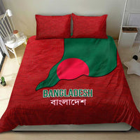 Bangladesh Bedding Set with National Flag Design and Bengali Script