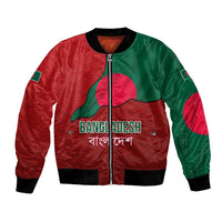Bangladesh Bomber Jacket with National Flag Design and Bengali Script