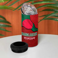 Bangladesh 4 in 1 Can Cooler Tumbler with National Flag Design and Bengali Script