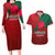 Bangladesh Couples Matching Long Sleeve Bodycon Dress and Hawaiian Shirt with National Flag Design and Bengali Script