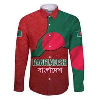 Bangladesh Family Matching Short Sleeve Bodycon Dress and Hawaiian Shirt with National Flag Design and Bengali Script