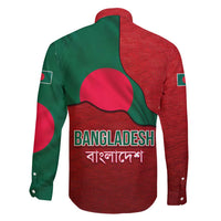 Bangladesh Family Matching Tank Maxi Dress and Hawaiian Shirt with National Flag Design and Bengali Script