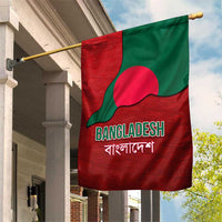 Bangladesh Garden Flag with National Flag Design and Bengali Script