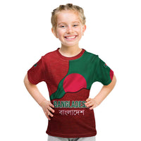 Bangladesh Kid T Shirt with National Flag Design and Bengali Script