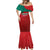 Bangladesh Mermaid Dress with National Flag Design and Bengali Script