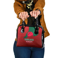 Bangladesh Shoulder Handbag with National Flag Design and Bengali Script