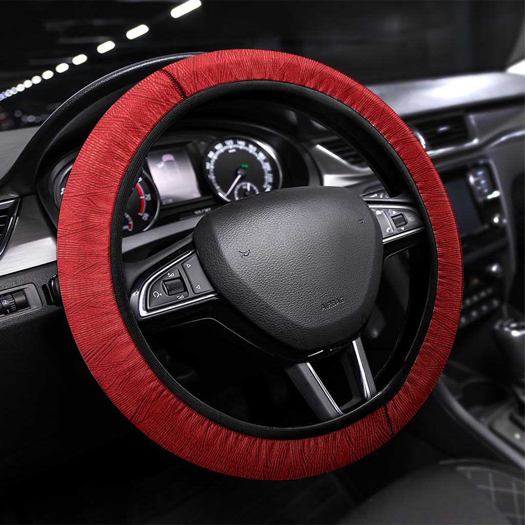 Bangladesh Steering Wheel Cover with National Flag Design and Bengali Script