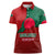 Bangladesh Women Polo Shirt with National Flag Design and Bengali Script