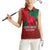 Bangladesh Women Sleeveless Polo Shirt with National Flag Design and Bengali Script