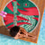 Bangladesh Beach Blanket with Tiger Bengal Design and National Emblem Motif