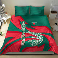 Bangladesh Bedding Set with Tiger Bengal Design and National Emblem Motif