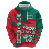 Bangladesh Hoodie with Tiger Bengal Design and National Emblem Motif