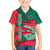 Bangladesh Kid Hawaiian Shirt with Tiger Bengal Design and National Emblem Motif